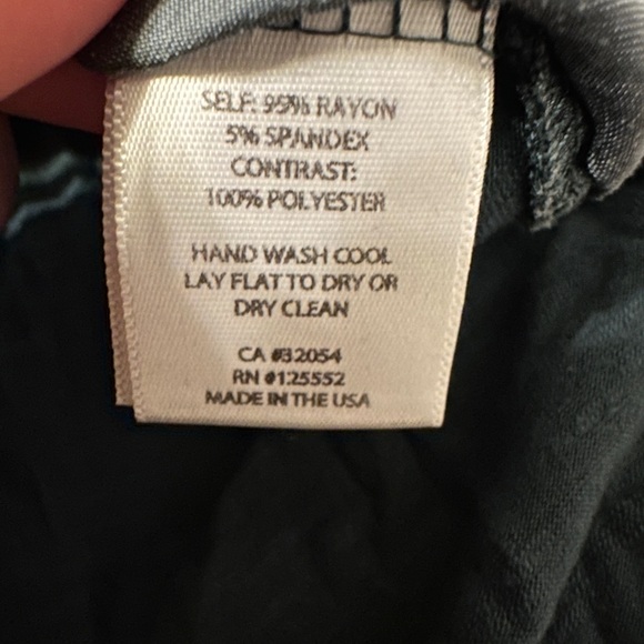 Dolan Mixed Media Blouse - Size S - Picture 7 of 9